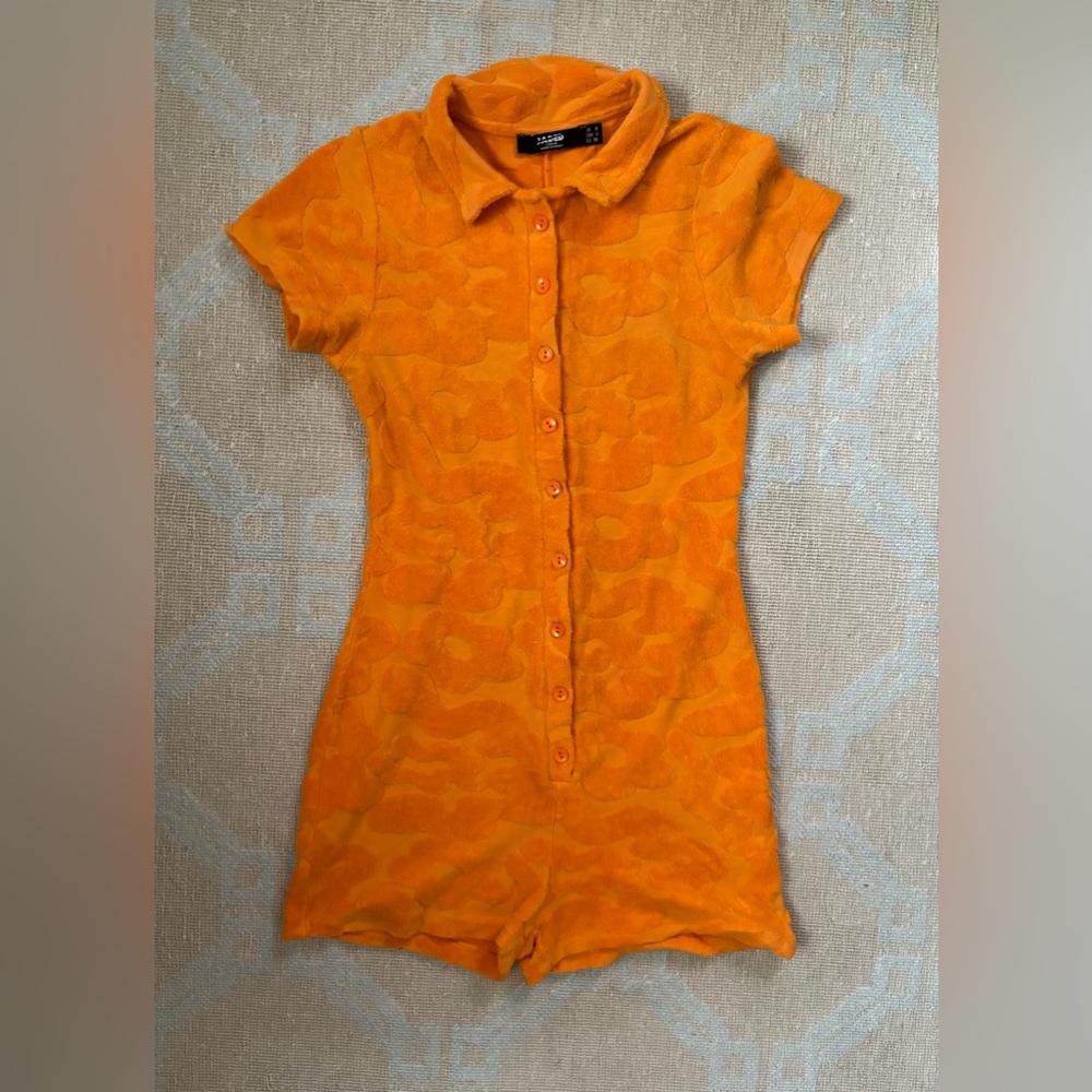 Jaded London Orange Romper
